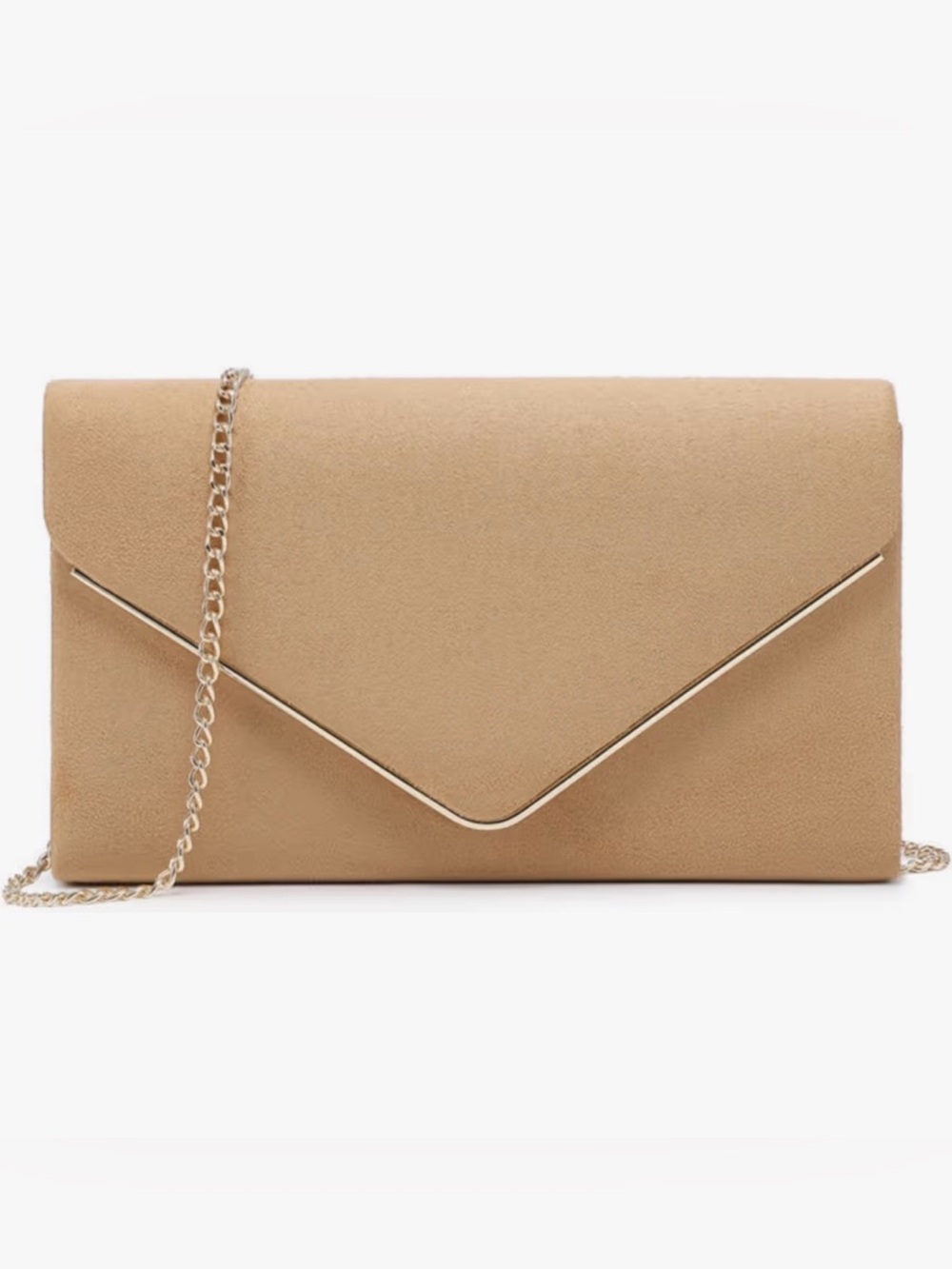 Suede Clutch Crossbody